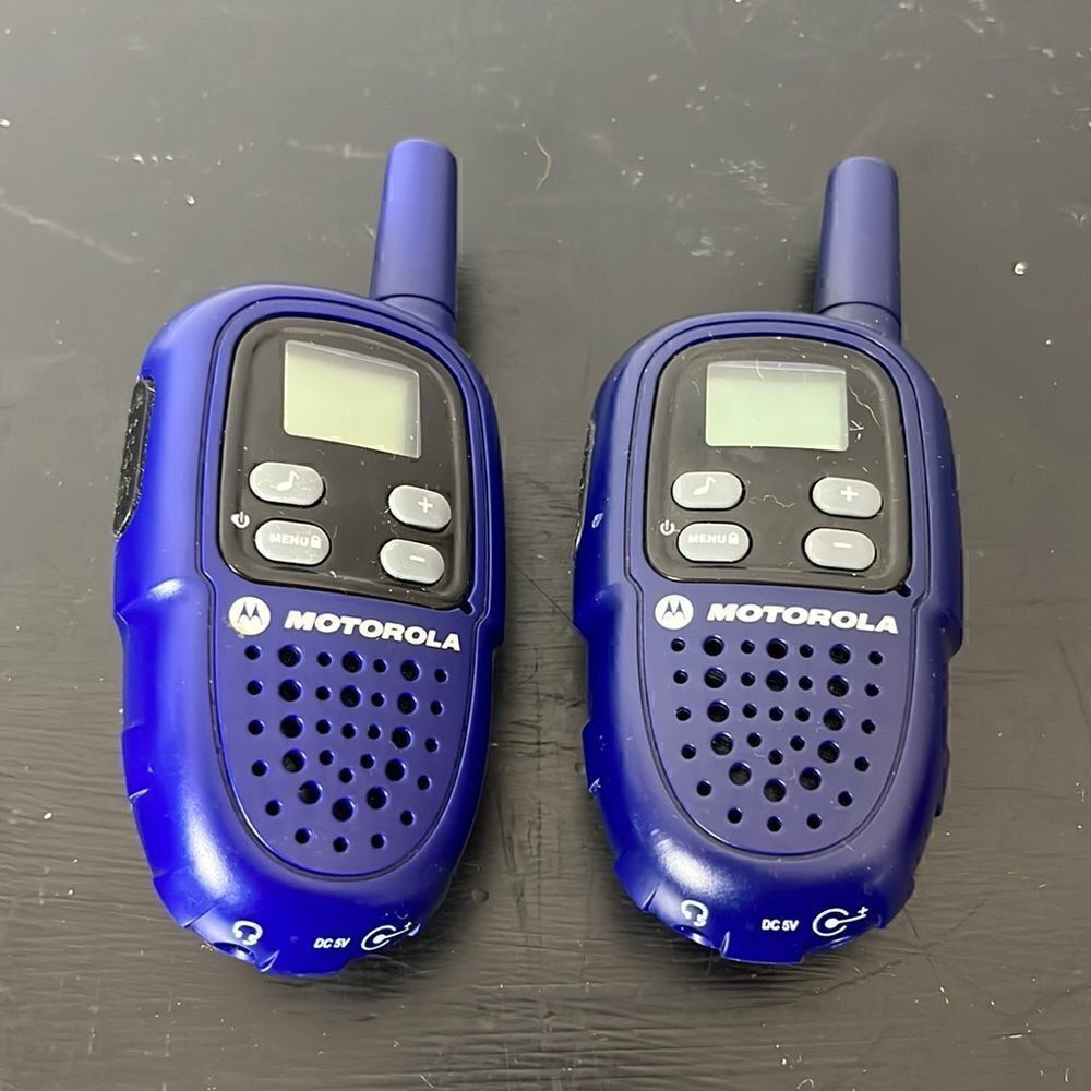Motorola purple walkie talkie 